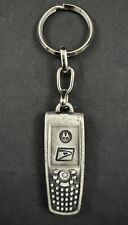 Vintage Motorola Mobile Cell Phone USPS Mission Accomplished Metal Keychain picture