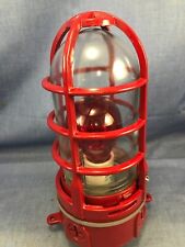 Light Top Caged For Vintage Gamewell, ADT, Samson, Fire Alarm Firefighter picture