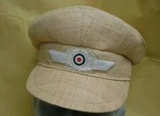 WW2 German  Luftwaffe Africa Tropical Straw Visor Cap Repro picture