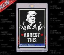 Donald Trump 2024 ARESST THIS - Presidential Election - MAGA Custom Trading Card picture