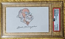 Bob Singer Sketch Hanna-Barbera Autograph Signed Hand Drawn Dread Baron  picture