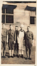 Johnston Iowa~Young soldiers at Camp Dodge Military Base~1920s Photograph 11A picture