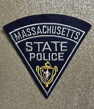 Massachusetts State Police Shoulder Patch MA 1960's Issue Felt~ Vintage ~ RARE picture