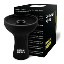 Black Silicone Hookah Bowl Phunnel Style Heat Resistant Funnel Shisha Head picture