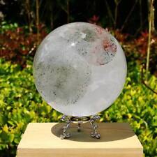 5.8lb Natural Green Ghost Chlorite Sphere Crystal Ball Healing Decoration Gift picture