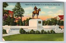 Muncie IN-Indiana, E B Ball Memorial, Appeal To Great Spirit Vintage Postcard picture