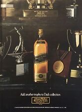 1981 Johnnie Walker Black Label VTG 1980s 80s PRINT AD Add Another Trophy Dad picture