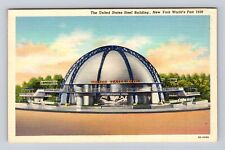 New York City NY-New York, US Steel, World's Fair 1939, Vintage History Postcard picture