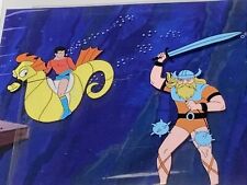 Aquaman Cel Filmation Hand Painted Production Lad Imp Warrior  1968 +Background picture