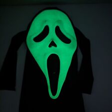 Scream Ghostface Glow in the Dark TD Reshoot Mask Easter Unlimited Fun World Vtg picture