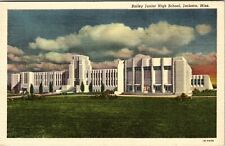 Jackson Mississippi Bailey Junior High School Vintage Postcard picture