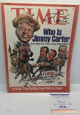 Jimmy Carter Signed 1976 Time Magazine Full Issue POTUS Autographed PSA/DNA COA picture