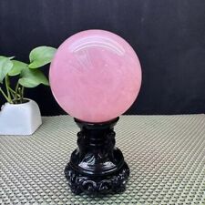 2.75LB Top Natural Rose crystal Ball Quartz Crystal Sphere Reiki picture
