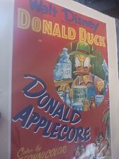 Disney Donald Duck Matted Poster Print (Vintage?) - Look picture