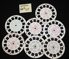 5x View-Master DEMO Preview Demonstration Reels DR14 DR49 DR58 DR37 picture