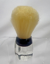 Vintage Ever Ready Clear Lucite Shaving Brush 100% Nylon 500N Made in USA Unused picture