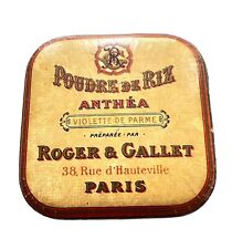 Vintage 1930 Roger & Gallet. face powder box, Poudre de Riz Anthea picture