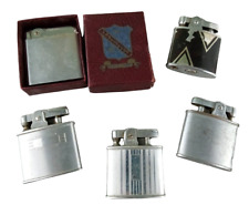 Lot of 5 Vintage Art Deco Cigarette Lighter ROYALITER CHELSEA RONSON picture