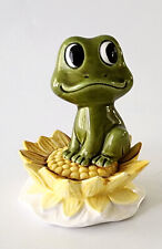 Vintage 70's Neil The Frog & Lily Pad Salt and Pepper Shakers Sears & Roebuck picture