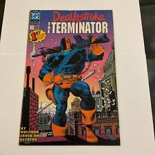Vintage Deathstroke The Terminator #1 VF (DC Comics 1991) picture