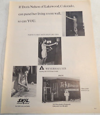 1971 Print Ad The Workbench If Doris Nelson of Lakewood Colorado can panel her picture