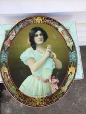 Antique Serving Tray depicting Actress Julia MarlowE picture
