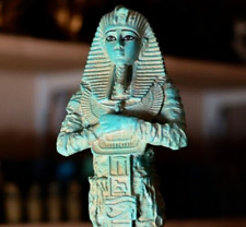 ANCIENT EGYPTIAN ANTIQUE King Tutankhamun Big Statue Egyptian Pharaonic Rare BC picture