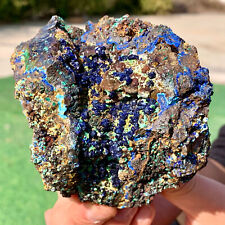 1.22LB BEST NATURAL Azurite/Malachite crystal minerals specimens picture