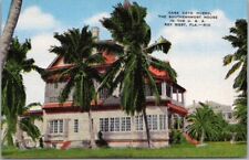 1940s Key West, Florida Linen Postcard 