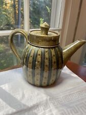 Jerome Arizona  Signed stoneware Teapot MJ Chop mark picture