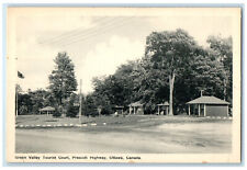c1940's Green Valley Tourist Court Presscott Highway Ottawa Canada Postcard picture