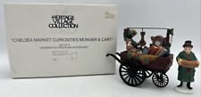 Department 56 Chelsea Market Curiosities Monger & Cart #5827-0 Vintage Set of 2 picture