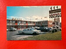 Vintage UNUSED Postcard~ONTARIO CANADA~COMMODORE MOTEL Sault Ste Marie SOO  Cars picture