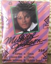 1984 O-Pee-Chee, Michael Jackson Wax-Pack Box - BBCE Sealed - Tape Intact picture