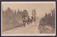c 1910-1914 RPPC Photo Alaska VALDEZ - FAIRBANKS WAGON ROAD, PS Hunt Photo J1273 picture