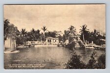 Coral Gable FL-Florida, The Venetian Pool Popular Swimming Spot Vintage Postcard picture