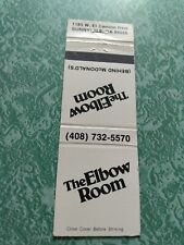 Vintage Matchbook Ephemera Collectible J10 Sunnyvale California elbow room picture