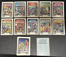 CAPTAIN AMERICA MARVEL CARD SET Comic Images 1990 Complete ~ ALL 45 picture