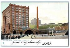 c1910's Union Station Pennsylvania RR Railroad Pittsburg PA  Tuck's Postcard picture