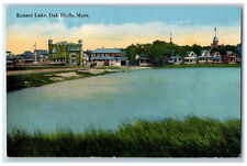 c1910 Sunset Lake Oak Bluffs Massachusetts MA Antique Unposted Postcard picture