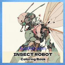Insect Robot Coloring Book /Japanese Anime Illustration Art Book Brand New picture
