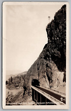 Postcard RPPC, Columbia Highway Tunnel Through Michell's Point Oregon Unposted picture