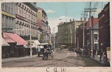 Middle Street Portland Maine Horse Buggy Stores Undivided Back Vintage Post Card picture