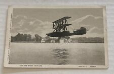 C1910’s RPPC By Underwood The New Model Curtiss FL 7 Triplane US Navy Boat Combo picture