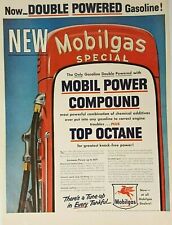 1954 Mobilgas Double Powered Gas w/ Compound There's a Tune-up in Every Tankful picture