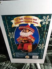 18 Inch Tall Singing And Animated Spanish Santa picture