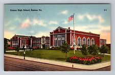 Easton PA-Pennsylvania, Easton High School, Antique, Vintage Postcard picture