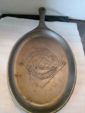 Vintage Tabasco Fajita Cast Iron Pan picture