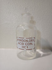Corning Pyrex Reagent Bottle with Stopper, Clear, 16 oz, Hydrochloric Acid picture
