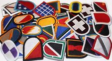 Mixed Lot of 50 Plus Army Insignia Beret Flash & Oval Unit Military Patches picture
